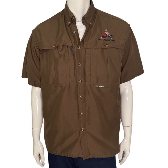 Drake Vented Wingshooter's Short Sleeve Casual Lightweight Shirt Mens Me… - Picture 1 of 12